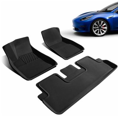 China Anti Skid/Waterproof/Easy Cleaned/Anti Slip All-Weather All-Season Protection Custom Luxury Car Floor Mats 3d Floor Mats for sale