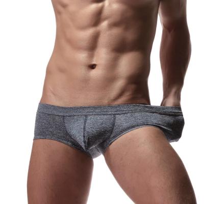 China Antibacterial Mens Comfortable Underwear Cotton Low-Rise Boxer Shorts U Convex for sale