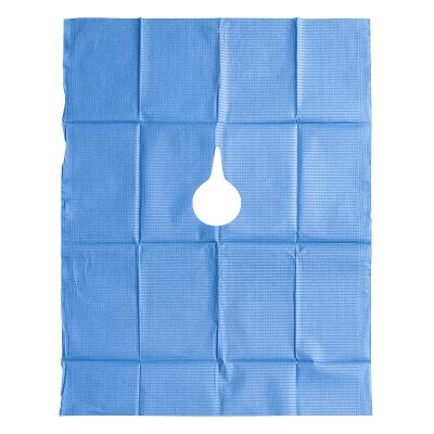 China Fenestrated Waterproof Disposable Exam Protectors Waterproof Dental Drape for sale