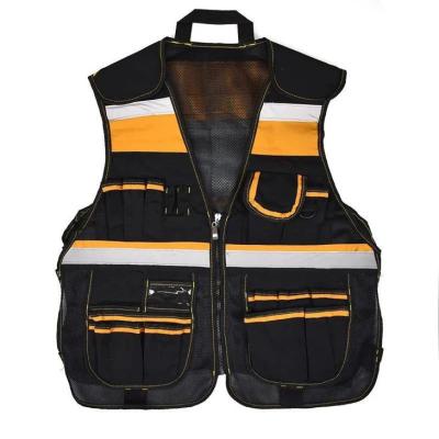 China Comfortable Electrician Tool Vest Polyester Fabric Wear Tear Resistant zu verkaufen