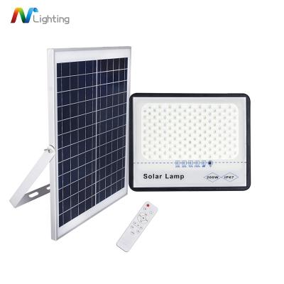 China Residential Remote Control Outdoor Waterproof Solar Lamp 50W 100W 150W 200W 300W Ip65 Sensors Led Waterproof Solar Flood Light for sale