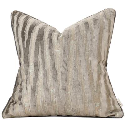 China Wholesale PORTABLE modern luxury single square pillow case cut pile cushion cover for sale