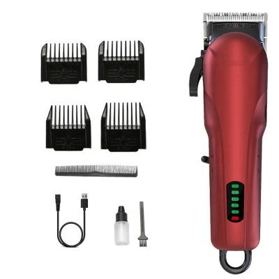 China Salon Professional Rechargeable Men's Electric Hair Clippers Cordless LCD Display Hair Trimmer Household Customized For Men Hair Cutter Machine for sale