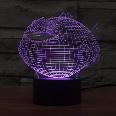 China Usb Yunlife 3d night light table lamp plug in night light for gift for sale