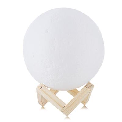 China 10-20cm Plastic Rechargeable Moon 3d Breathing Ball Printing LED 3d Moon Lamp for sale