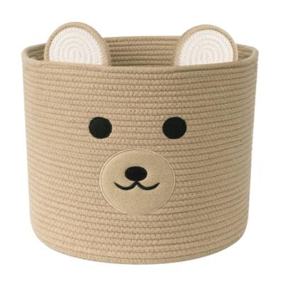 China Durable Eco-Friendly Storage Basket China Manufacturer Eco-Friendly Bear Basket With Durable Handles for sale