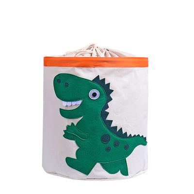 China China Factory Cartoon Kids Laundry Hamper Folding Animal Hamper For Clothes Plush Toys for sale