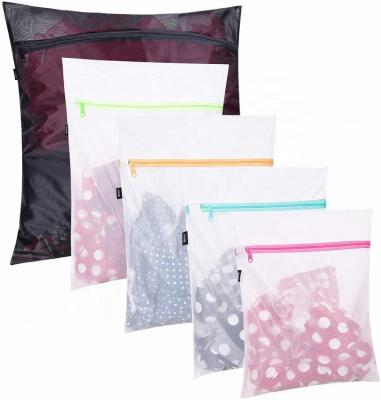 China Custom Factory Wholesale Fine Polyester Mesh Laundry Bag Viable for sale