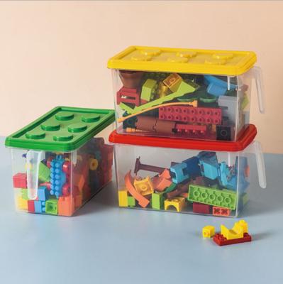 China Multifunctional building blocks Lego Organizer Box Storage Boxes of Lego Office Desktop Storage Box for kids toys for sale