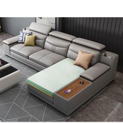 China Modern Classic Modular Living Room Furniture Style Most Popular Design Large Size Leather Sofas for sale