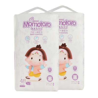 China Latest Printed Super Absorbent Baby Diapers OEM Accept Competitive Price Diaper Containers for sale