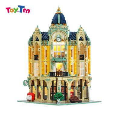 China Newest Design Eco-friendly Material Good Quality Blocks Streetview Toys Street View Building Block for sale