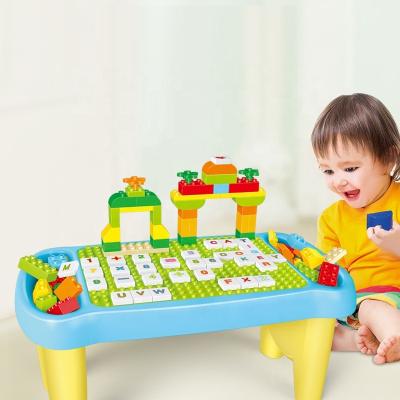 China Construction Toy Kids Building Blocks Table Toy Compatible Bricks For Toddlers Educational for sale