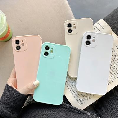 China 2021 New Simple Tpu Phone Cover Soft TPU Phone Case For iPhone 12 for sale