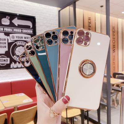 China Wholesale High Quality Tpu Gold Plating Mobile Phone Case For Girls for sale