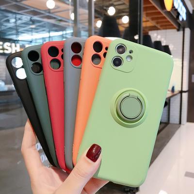 China Fashion Shockproof Phone Case With Ring Holder Wholesale Cell Phone Case For iPhone 12 for sale