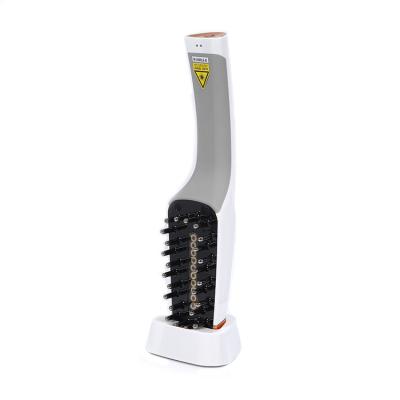 China Borim Anti Hair Loss Hair Growth Photon Red Light Laser RF Portable Home Hair Massage Comb for sale