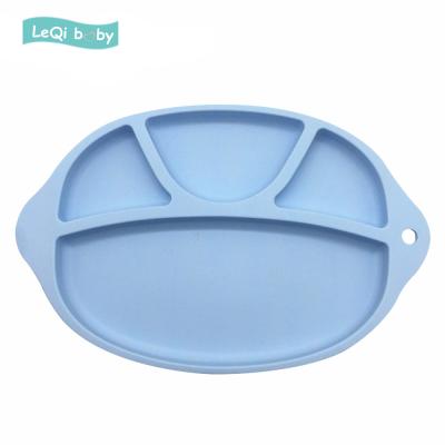 China Baby Silicone Dinner Plate Kids Disposable Tableware Waterproof for sale