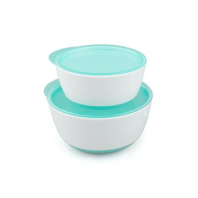 China 2021 BPA free plastic baby suction cup toldder bowl traning set for sale