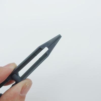 China High standard medical care different types of colorful disposable plastic forceps medical plastic tweeezer for sale