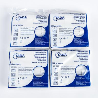 China Blood Collecting Factory Cheap Price Clinic Use Dental Cotton For Rolling Dental Cotton Roll Surgical Dental Cotton Roll for sale