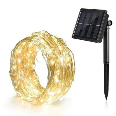 China A corda exterior posta solar a pilhas ilumina a lâmpada impermeável das decorações à venda