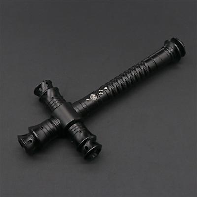 China Aluminum alloy& PC Yanqingsaber Metal Handle Infinity Color Duel Fight Soft Ripple Filling Lightsaber For Cosplay Entertainment for sale