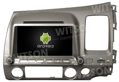 China Pantalla de 7 pulgadas estilo OEM con cubierta de DVD para Honda Civic 2005-2012 Android Car DVD GPS Multimedia Estéreo en venta