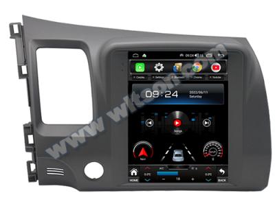 China 9.7' Tesla Verticaal Scherm Voor Honda Civic 2005-2012 Linkshandige bestuurder Android Car Player Te koop