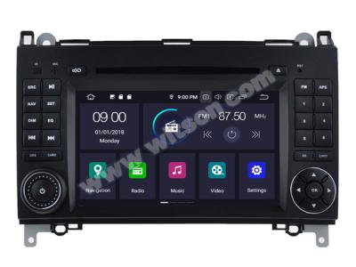 China Pantalla de 7 pulgadas estilo OEM con cubierta de DVD para Mercedes Benz Clase A B B200 W169 W245 Viano Vito W447 W639 en venta