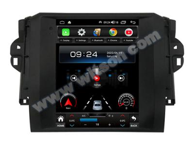 China 9.7'' Tesla Verticaal Scherm Voor Toyota Fortuner 2017-2022 Android Car Multimedia Player Te koop