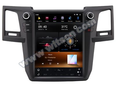 China 12,1“ vertikaler Android Schirm Schirm Tesla für für AUTO Toyotas Fortuner Hilux 2004-2015 A/C zu verkaufen