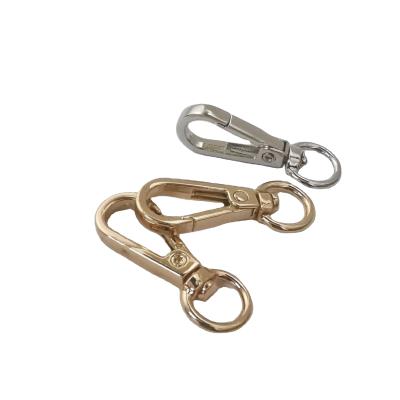 China Best Selling Kirsite Metal Ring Rotatable Spring Spiral Buckle Purse Hook Dog Leash Hook for sale