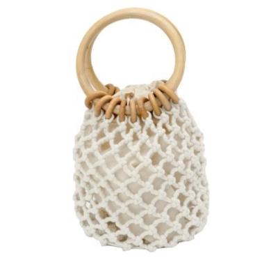 China Other Modern Beach Straw Bag Spacious Eco Friendly Mini With Ring Tote Handle Summer Style Handbag Hobo for sale