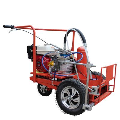 China Cold road road marking push hand machine spray line critical cleaning machine residue free painting machine for sale for sale