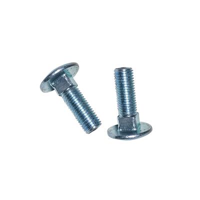 China Stainless Steel Factory Price Carbon Steel Galvanized Ribbed Neck Knurled Carriage Bolt for sale