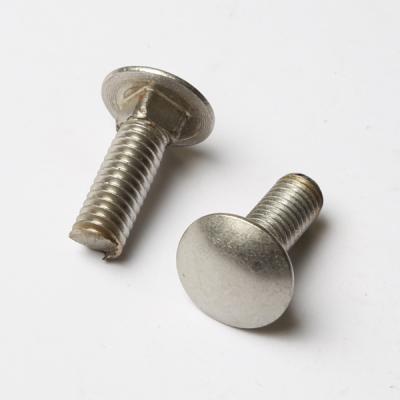 China Stainless Steel Carriage Bolt m5 m8 m20 15mm Round Head Bolt 30mm Neck for sale