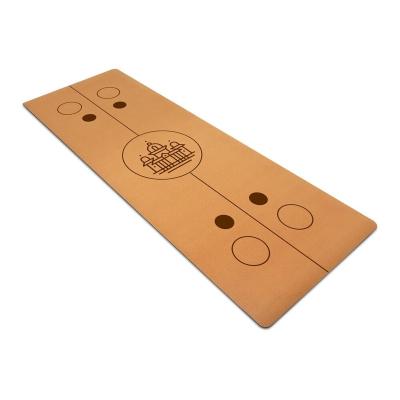 China Private Label Soft Extra Thick Anti-Tear Premium Fitness Cork Yoga Mat Sustainable Exercise Large for sale