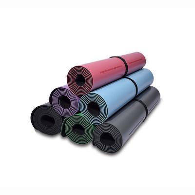 China Mat Fitness Pu Rubber Yoga Mat Soft Direct Custom Anti-Slip Yoga Mat Factory Factory Eco-Friendly Yoga Mat For Gym OEM for sale