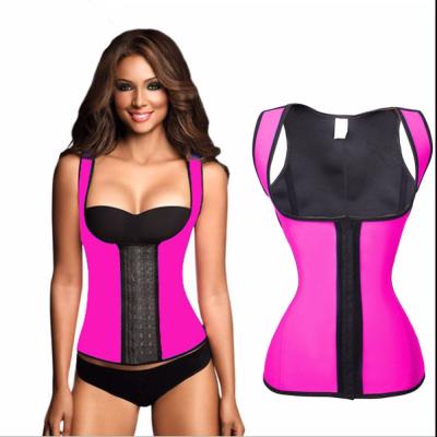 China Antibacterial Waist Cincher Corsets Steek Boned Waist Trainer Vest Slimming Body Shaper Belts Workout for sale