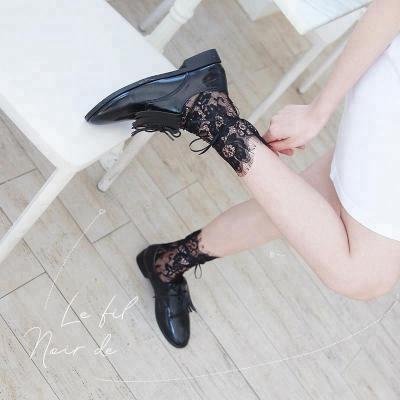 China Fashion Professional Women QUICK DRY Adult Ankle Net High Bow Booties Mesh Lace Short Socks for sale