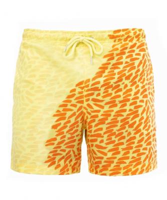 China Men's Casual Color-changing Shorts Magic Discoloration Shorts Pants Swimming Quick Dry Shorts for sale