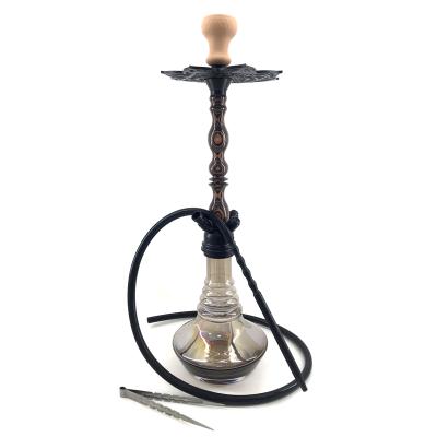 China 2018 Latest High Quality Natural Wood Hookah Size 70cm WDHK-002 Wood + Aluminum for sale