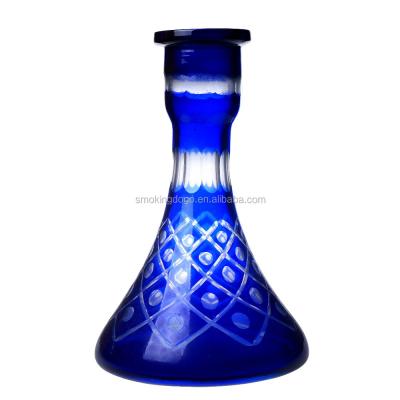 China Glass Shisha Smoking Dogo Carve Bottom Large Glass Bottle Hookah Vase for sale