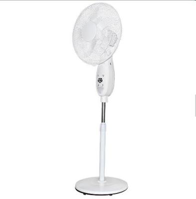 China Good Quality Car AC DC 16/18 Inch Solar Power Rechargeable Fan With High Battery Backup Solar Fan for sale