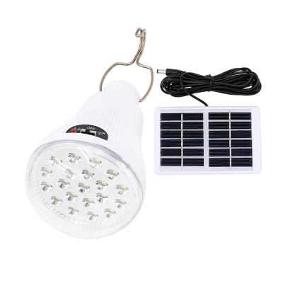 China ABS LED Emergency Light Bulbs Plastic Solar Powered Lights Energy Powered Security Solar Light With Solar Panel for sale