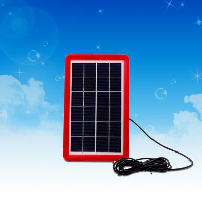 China Emergency Charging Light / Fan Solar Cells 6V3W High Efficiency Mini Grade A Solar Panel Charge For 4v Battery Products for sale