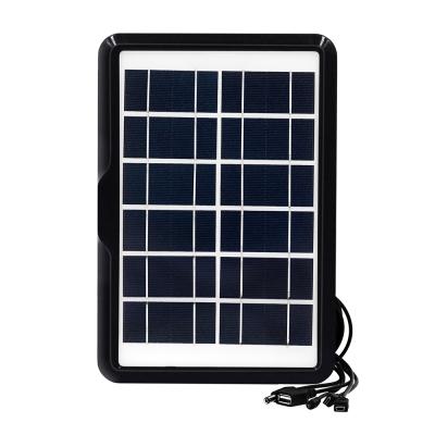 China 6 watt polycrystalline plastic lightweight solar panel for home application for sale