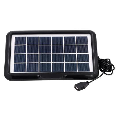 China Low Price Mini Solar Panel 3.2W 6V Portable Panel Charging Solar Charger for sale