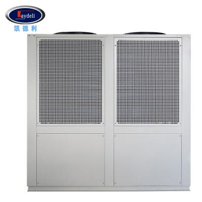 China Hotels Kaydeli 40HP Industrial High Efficiency And Low Temperature Air Cooled Screw Chiller for sale